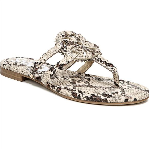 Circus by Sam Edelman Shoes - NEW Circus Sam Edelman Snake Animal Print Medallion Slip On Sandals Women's 8